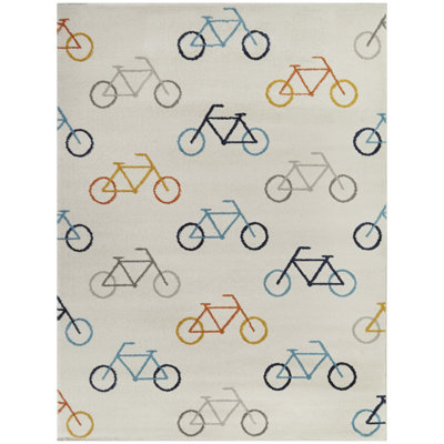Rectangle Abstract Polypropylene Plastic Rug