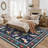 Area Rugs Modern Non-Slip Washable Rug Mark Resistant,Floral Farmhouse Carpet,Non-Shedding for Living Room Bedroom-902021334-902021336