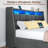 Dyane Upholstered Bed Full Bed Frame with Charging Station and LED Lights-319136829