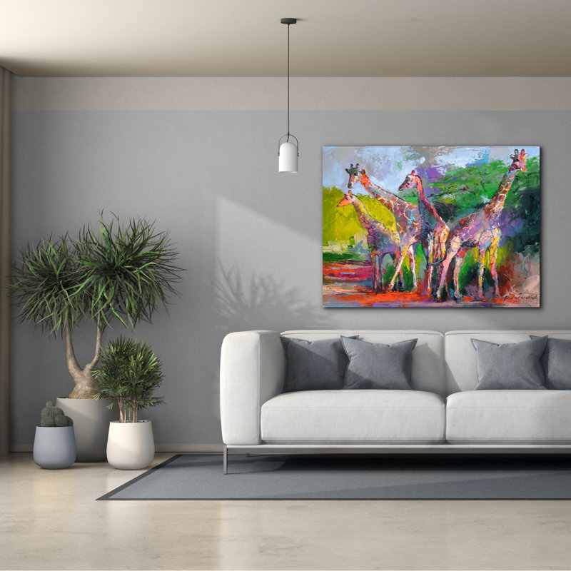 "Artgirra" par Richard Wallich, H 40 po x l 54 po x P 1,5 po