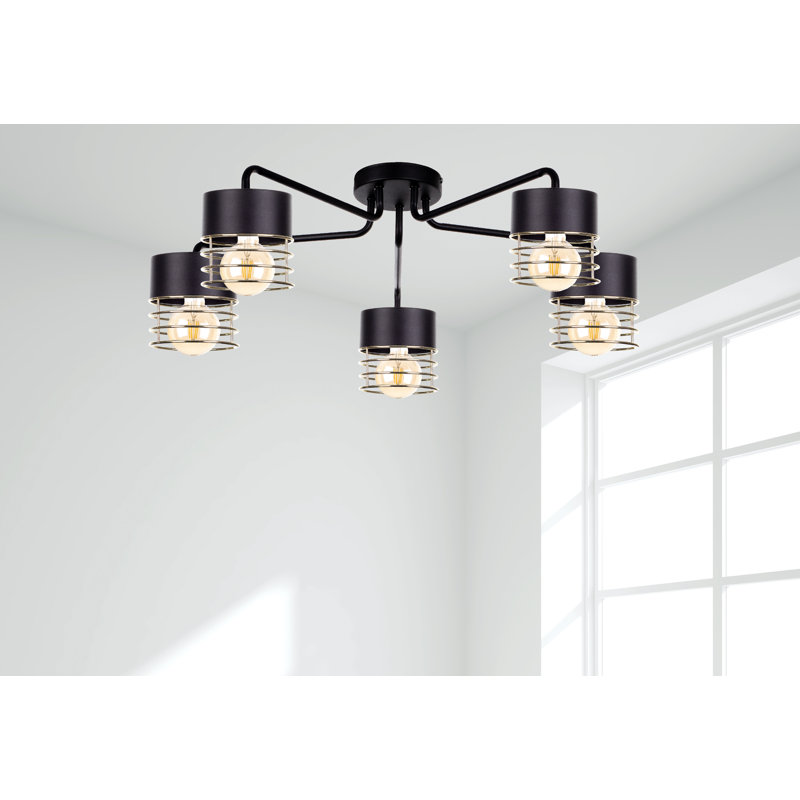 Burçak Flush Mount, Black