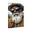 Impression de motif de chapeau de lunettes de soleil mode coloré avec barbe et cigare-1701498510