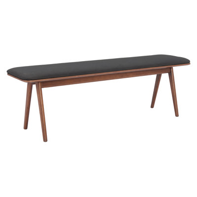 Banc Kazwali noir et noyer