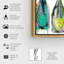 Drinks and Spirits Luminous Party Champagne Day Bottles, impression sur toile-119836730-50589955-50589958