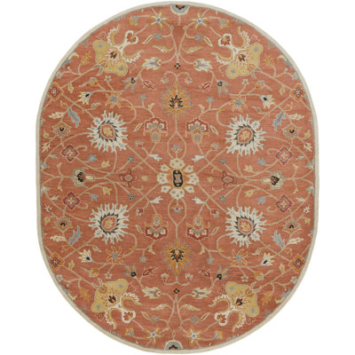Gurusharan Hand Tufted Wool Floral Indoor Rug