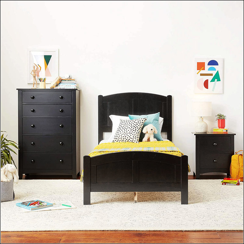 Alce 22'' W Nightstand, Black
