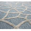 Tapis décoratif en denim touffeté à la main à motif géométrique Newbold-22628586