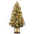 Christmas Tree-Fat Tree Body Contains 4.5Fth Potted Tree 4.5Fth Frost Flowering Tree 108LED Lights, Transparent Light Box Base