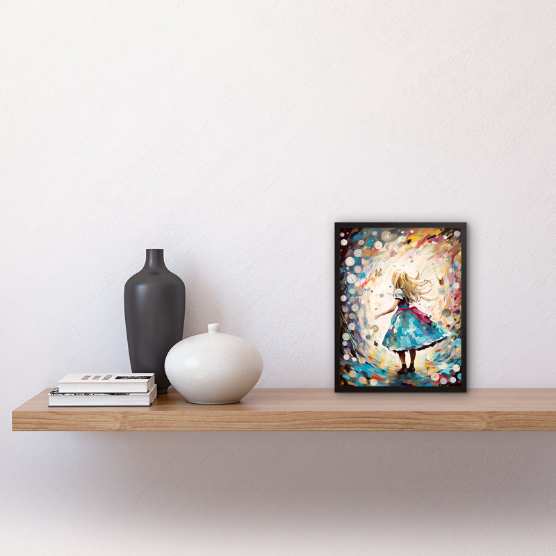 Aallyah Alice In Wonderland Clocks Down The Rabbit Hole - Single Picture Frame Print