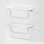Origami 2PK METAL BASKETS SILVER