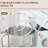 HOMCOM 6 Speed 169ml Countertop Blender-109367398