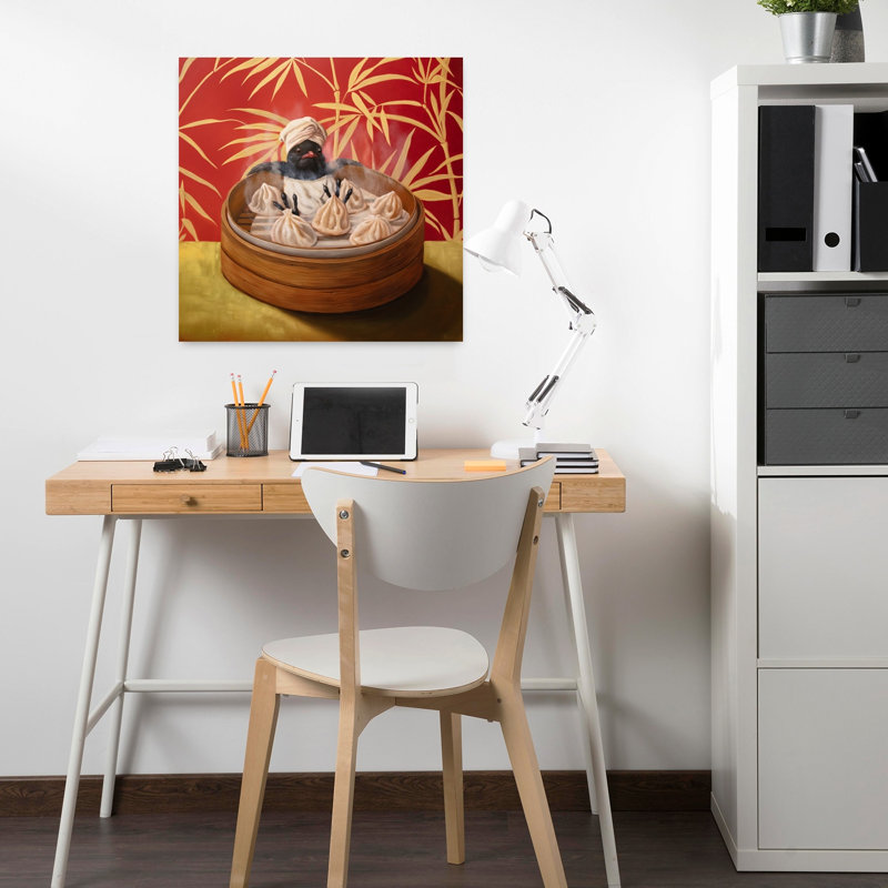 Bambou à vapeur, art urbain contemporain en bambou, H 18 po x l 18 po