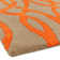 Bontang Hand Tufted Wool Orange Rug