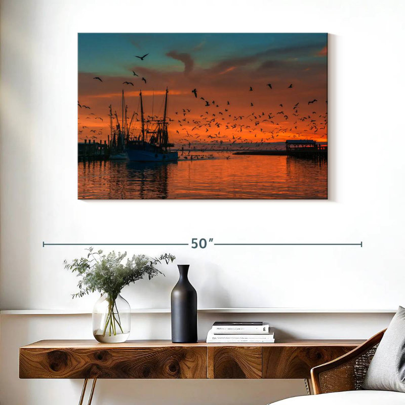 Bateau Mehar Shem Creek, H 26 po x l 39 po