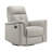Borkovany 35.5" Transitional Top Grain Leather Swivel Glider Recliner with 360° Swivel, Gentle Gliding & High-Density Foam-86701086
