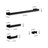 Stainless Steel Wall-Mounted 4-piece bathroom hardware set-112576857