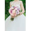 Mélange de fleurs artificielles roses mélangées, fleurs artificielles en soie rosée pour bouquets de mariage, centres de table et décoration de gâteaux-120764189