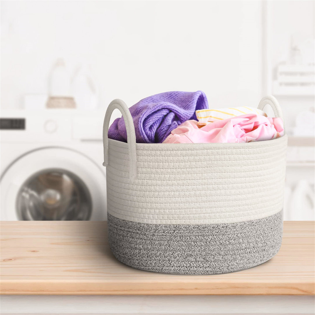Rope Storage Baskets For Laundry, Baby Clothes, Toys