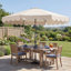 Parasol de patio 10 pi avec bouton poussoir inclinable et manivelle-2055473987