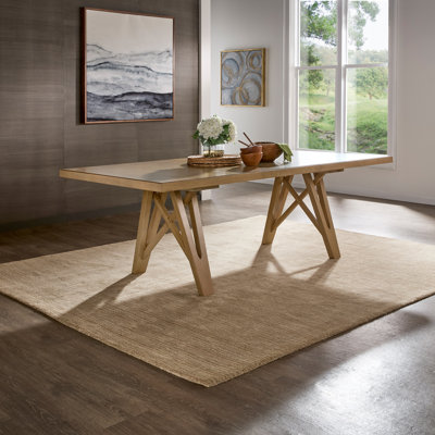 Cipolla Wood Finish 72"-90" Extendable Dining Table