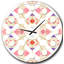 Triangulaire rétro Design VII - horloge murale Mid-Century moderne-40743624