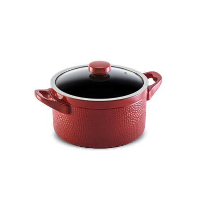 Casserole martelée Ceraflame 24 cm - Rouge