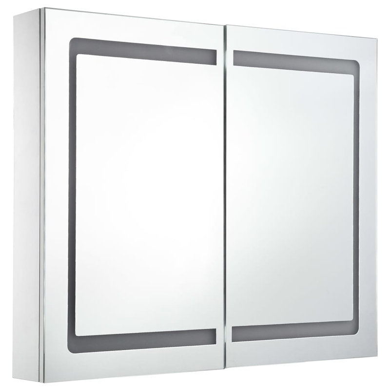 Allentown 80mm W 68mm H Medicine Cabinet Mirror Fixed, White