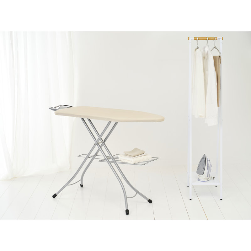 Brabantia Size C Large Ironing Board with Steam Iron Rest and Linen Rack