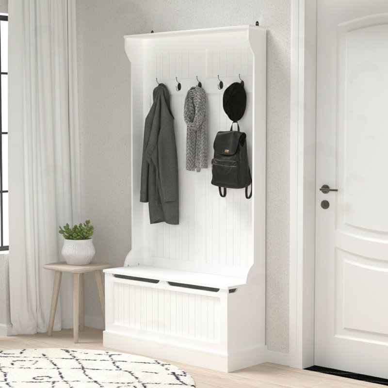 Hall Tree with Shoe Storage Bench