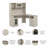Ozro L-Shaped Executive Desk-1643402921