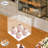 50 Pcs Clear Cake Boxes Square Clear Cake Boxes Cake Carrier With Handle