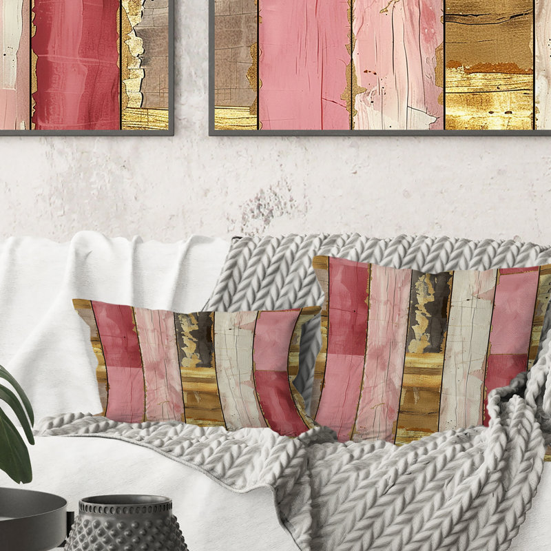 Coussin décoratif Glamour Stripes I - Glam, H 18 po x H 18 po