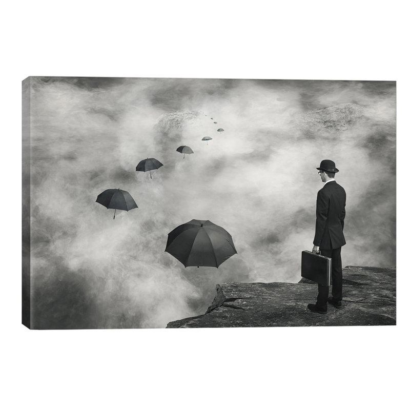 The Road Less Traveled by Alain Villeneuve - Wrapped Canvas Print, 66.04 cm H x 45.72 cm W x 3.175 cm D