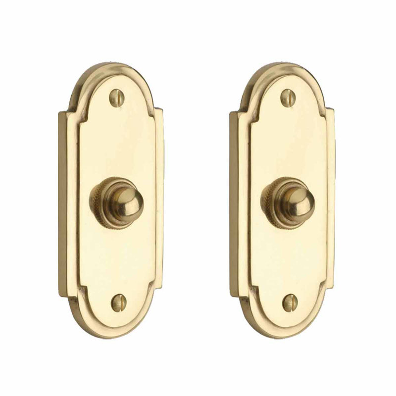 Brass Push Button Doorbell