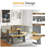 Modern 3-Piece Solid Wood Corner Breakfast Nook Set – Reversible L-Shape, Space-Saving 3-5 Seat Dining Furniture For Family Home Kitchen-1853500617
