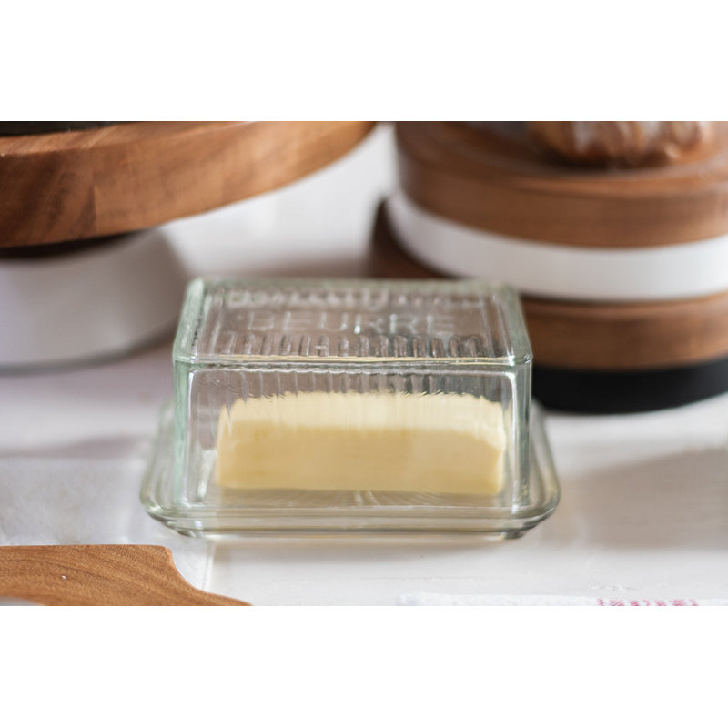 Bistro Glass Butter Dish
