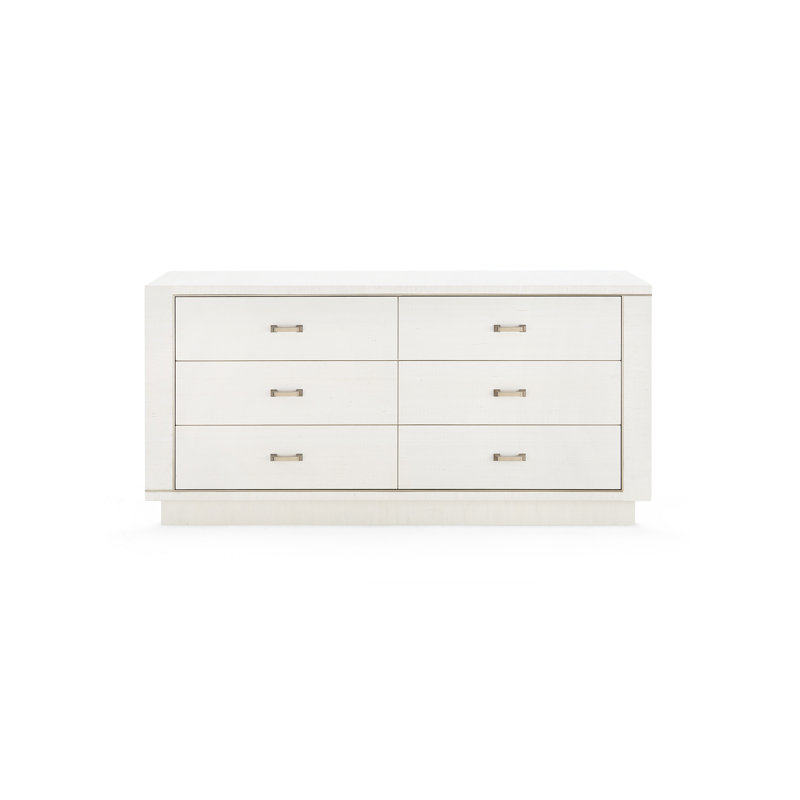 Ethan 6 - Drawer Dresser, Sand White