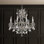 Sophia 9 Light 28in x 30in Chandelier in Parchment Gold with Clear Heritage Handcut Crystals