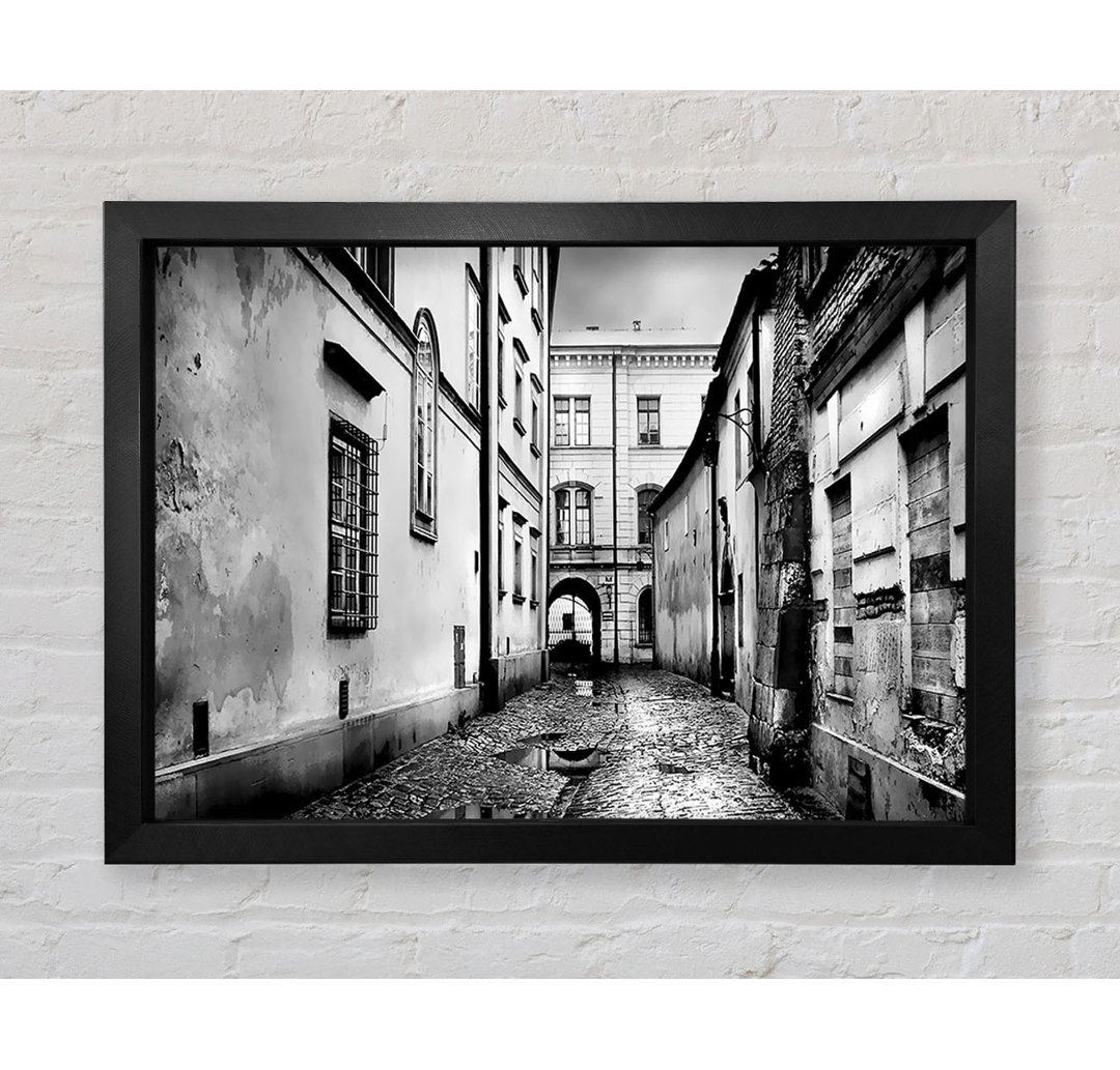 Venice Streets B N W - Einzelne Bilderrahmen Kunstdrucke