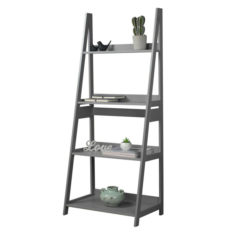 Alexias Ladder Bookcase, Grey