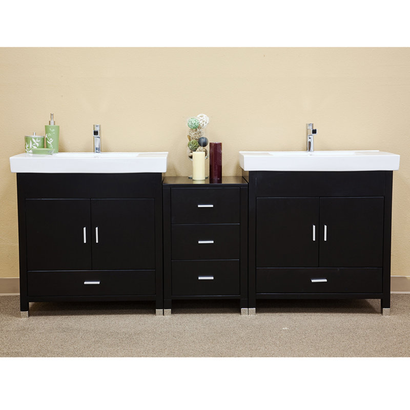 Ensemble de meuble-lavabo double 81 po Ramsey