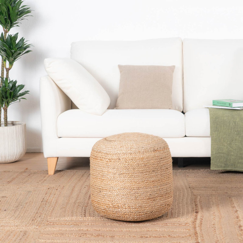 Klarissa Jute Accent Stool