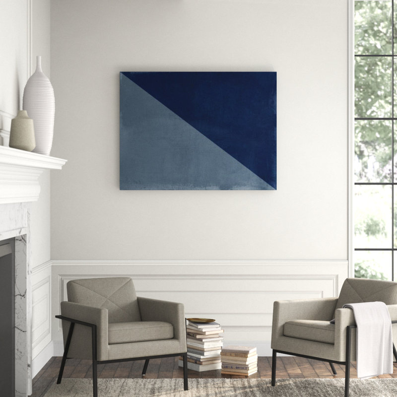 «Nautical Flag IX» par Barclay Butera - impression, Extérieur, H 47 po x l 63 po x P 1,5 po