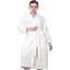 Peignoir mi-mollet en coton avec poches-74493681-74493689