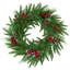 Real Touch Wind River Fir With Glittered Pinecones Artificial Christmas Wreath - 24" - Unlit