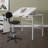 Cowie Adjustable Metal Base Drafting Table-1194299955