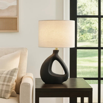 Lighting, 23"h, Table Lamp, Resin, Shade, Contemporary, Modern
