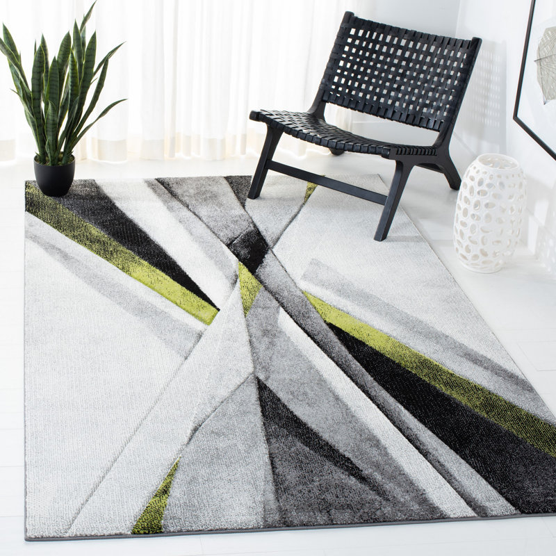 Tapis géométrique Tooele Performance, Rectangle 4 pi x 6 pi