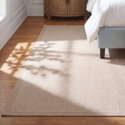 All-Weather Performance Checkered Rug