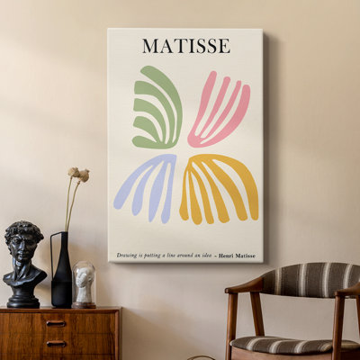 Matisse CDLXXXVIII Framed Print -Custom Wrapped Gallery Cavas